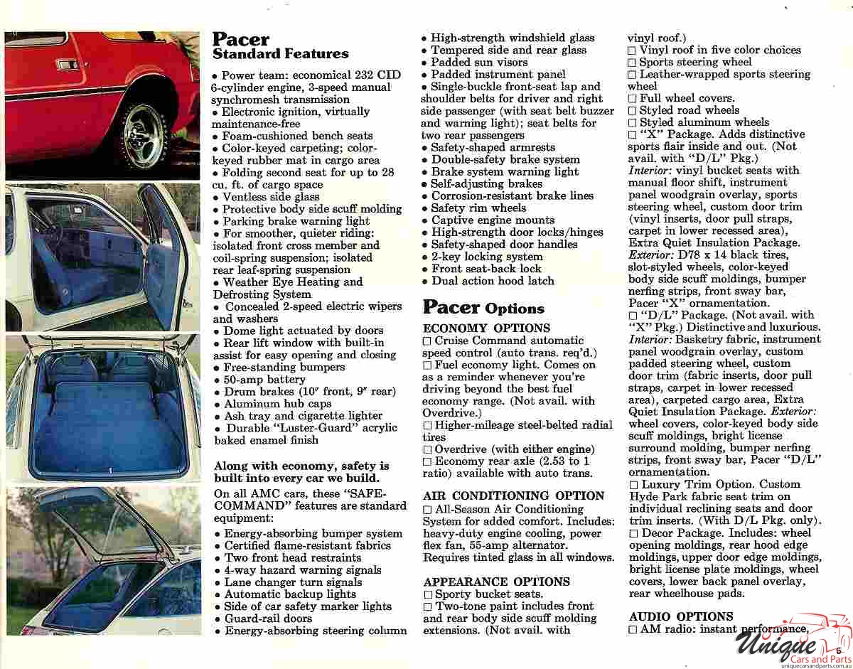 1976 AMC Passenger Cars Brochure Page 20